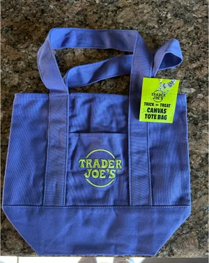 STEAL Trader Joe’s limited edition mini trick or treat purple bag thumbnail 1