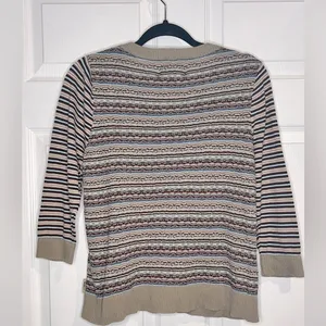 VTG - Woolrich women’s full zip colorful print sweater - Size Medium thumbnail 9
