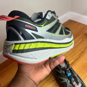 Hoka Stinson Lite Black Mesh Silver Size 12.5M NO BOX thumbnail 17