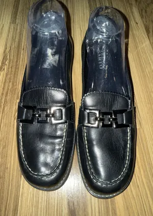 Franco Sarto 9.5 M‎ Slip-On Black Shoes Closed Toe Classic Pumps Women's thumbnail 1