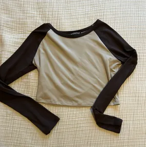 Charlotte Russe SWS Essentials 2 Tone Brown Long Sleeve Shirt thumbnail 1