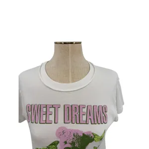 Daydreamer‎ Sweet Dreams The Night Mares Graphic Tee White Teddy Bear Size XS thumbnail 2