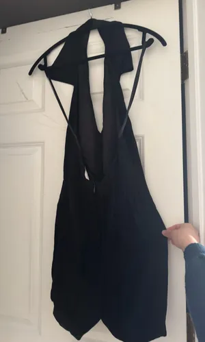 Vintage black playsuit Size M thumbnail 1