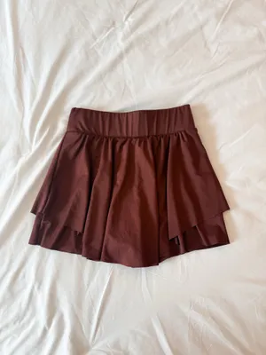 Altar’d State Revival Burgundy Flowy Shorts Size XS thumbnail 2
