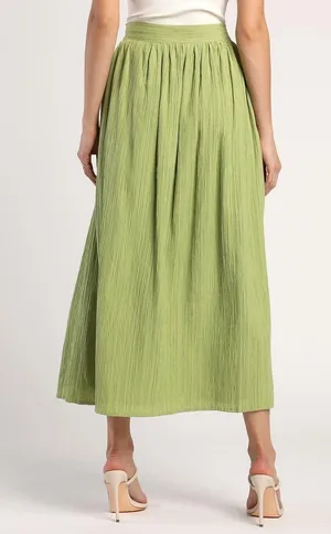Lulus Green Mid Skirt thumbnail 2