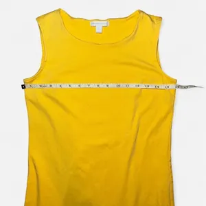 Yellow Cotton Sleeveless Mini Dress from New York & Co. SIZE XS thumbnail 4