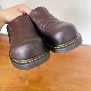 Dr Martens • Resistor ST slip on loafer chunky platform industrial brown leather thumbnail 10