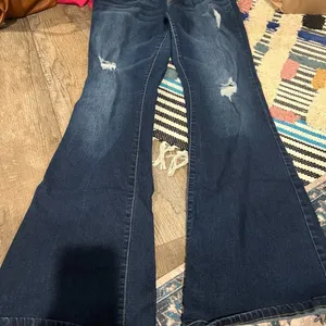 Wanna betta butt low rise wide leg‎ jeans 30 Blue thumbnail 4