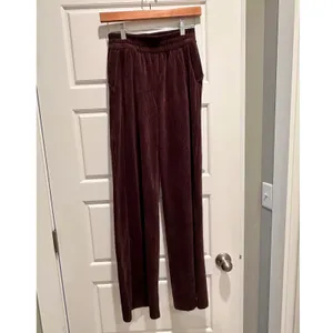 Lululemon Corduroy Wide Leg Scuba Pants Espresso Brown Size‎ 2 LW5FRES thumbnail 3
