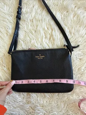 Kate Spade Lelia Triple Gusset Crossbody Black thumbnail 8