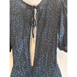 NWT Anthropologie Rue Stiic Blue Heart Print Size Small Open Back‎ Maxi Dress thumbnail 5