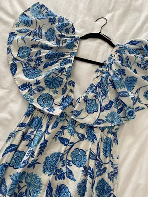 Vestique Maxi Blue and White thumbnail 4