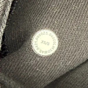 Lululemon Scuba Oversized Half Zip Hoodie Black XS/S Cropped Cotton Terry thumbnail 3
