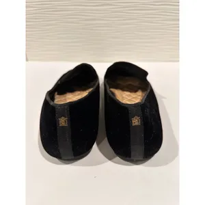 Birdies Starling Loafers Womens 9.5 Black Velvet Quilted Comfort Smoking Flats‎ thumbnail 3
