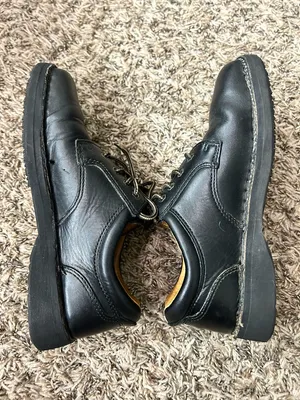 Born Black Leather Oxford Derby-style lace-up shoes Sz 8 thumbnail 7