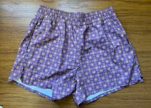 Jetty Women’s session short sunflower pattern Purple thumbnail 1