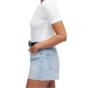 Madewell The Curvy Perfect Jean Shorts Foster Wash Women’s Size 31 Raw Hem thumbnail 2