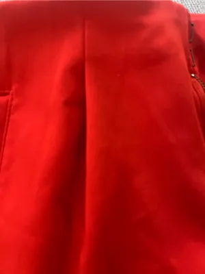 a new day Bright Red- orange High-Waist Dress Shorts thumbnail 5