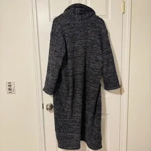 Barefoot Dreams Gray CozyChic Knit Robe #509 thumbnail 7