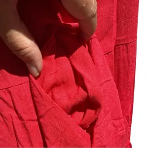 Altard State‎ Red Ruffle Sleeve Tiered Mini Dress Medium Feminine Babydoll Y2K thumbnail 4