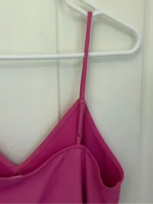 A New Day Pink Satin Spaghetti Strap Tank Top thumbnail 5