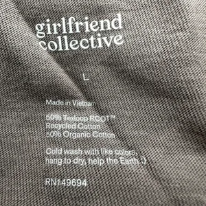 Girlfriend Collective 50/50 Sweat Short 2" Organic Cotton Mid Pockets Taro Large thumbnail 3