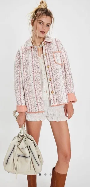 Free People Alexie Quilted Jacket thumbnail 1