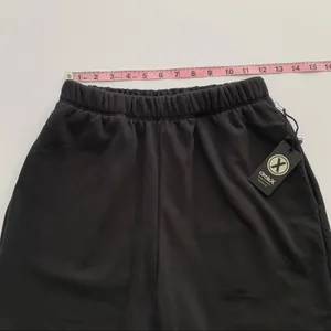 CircleX Nordstrom Black Sweat Shorts Pull On Elastic Waist Women's Small thumbnail 3