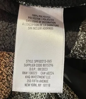 Spyder Sweater Sweatshirt Jacket 1/4 Snap Grey Black Men’s Small NEW NWT thumbnail 9