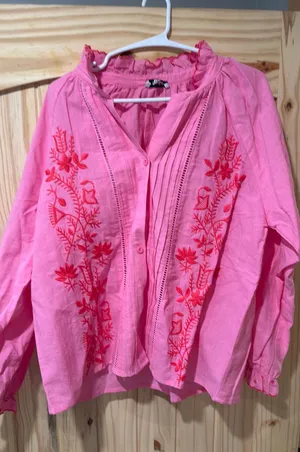 Pink summer shirt Size M thumbnail 1
