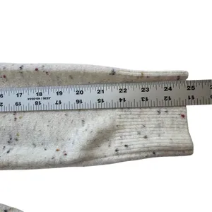 LOFT Mock Neck Flecked Confetti Sweater Womens Large Cream Cozy Pullover NWT thumbnail 8