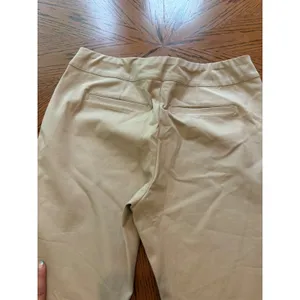 Chico's Soft Surroundings Slimming Ankle Pants Beige Pull‎ On Stretch Trousers thumbnail 8