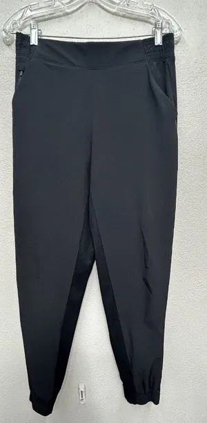 Athleta Brooklyn Jogger Pants Women’s Size 8 Black Ankle Pull On Athleisure thumbnail 1