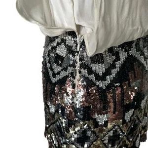 Parker Womens‎ Short Mini Silk Dress Sequin Sleeveless Formal Women Size XS thumbnail 5