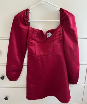 Wine Princess Polly Mini Dress thumbnail 1