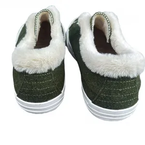Isaac Mizrahi Live Size 12 Olive Faux Fur Crystal Fashion Sneakers thumbnail 5