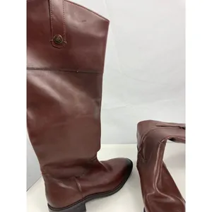 Sam Edelman Knee High Drina Leather Riding Boot Dark Terazzo Brown Size 5.5 thumbnail 4