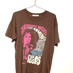 Daydreamer The Doors Strange Nights Are Coming Stone Brown Tee NWOT Size Small thumbnail 2