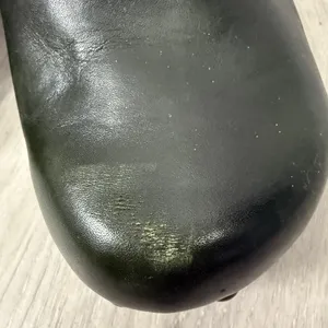 Elegant‎ Dark Green Leather Mules Size 8 thumbnail 3
