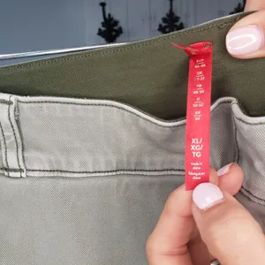 Spanx Womens Stretch Twill Cropped Wide Leg Pants XL Sage Green 20312R thumbnail 3