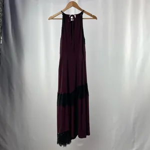 Moulinette Soeurs‎ Janie Lace Halter Dress in Purple Black Size 2 thumbnail 6