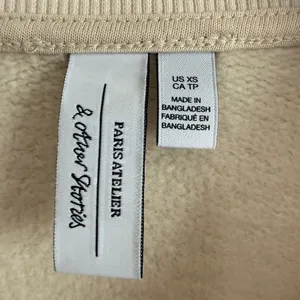 & OTHER STORIES | Cream Fitted Darted Crewneck Sweatshirt | Extra Small thumbnail 5
