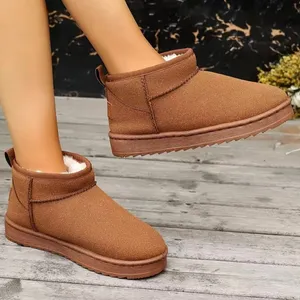 Women’s Size 7 The Classic Mini Brown Boots Ankle Chelsea Winter Boots NEW thumbnail 2