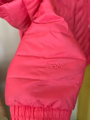 The North Face Women's Puffer Coat 700 Down Fill Hooded Jacket Pink Hood Large thumbnail 8