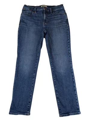 Madewell The Mid-Rise Perfect Vintage Jean DM7080 Blue 28 Slim Tapered thumbnail 1