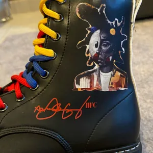 Steve Madden x Harlem Festival of Culture Lace-Up Platform Combat Boots thumbnail 2