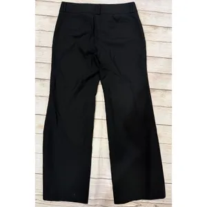 Banana Republic Stretch Jackson Fit Trouser Pants Black Career Work 10 Petite thumbnail 3
