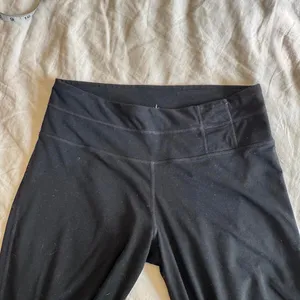 Vintage Y2K prAna Black Cropped Flare Yoga Pants Leggings L Low Rise 00s thumbnail 2