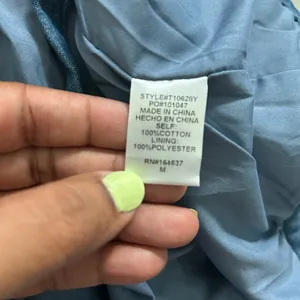 In the beginning | quilted tie denim vest thumbnail 7