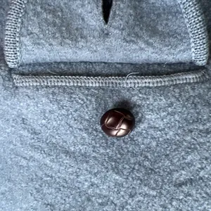Lands End Womens 8 Blue 100% Wool Boiled Wool Jacket Blazer Preppy Button thumbnail 9
